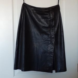 Leather skirt